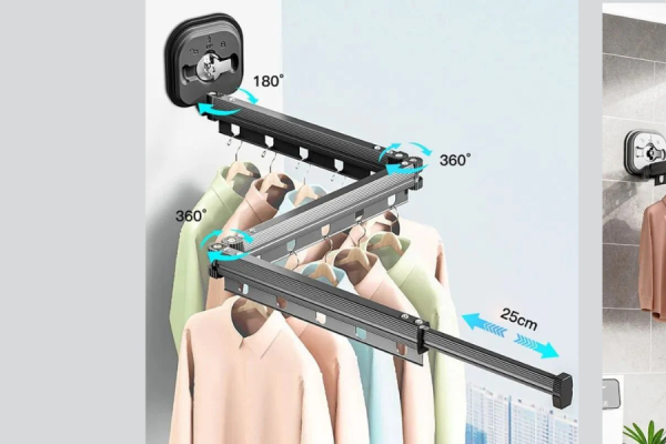 Varais retráteis ganham espaço praticidade e organização na hora de secar suas roupas. Transforme a organização do seu espaço com facilidade.